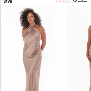 Show me your Mumu Brown Halter Dress